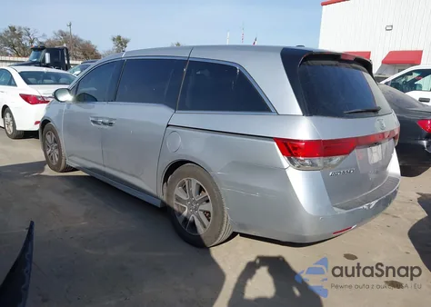 2014 Honda Odyssey Touring/Touring Elite from USA, damaged, VIN 5FNRL5H93EB079476